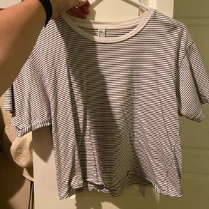 Striped crop top from American apparel!